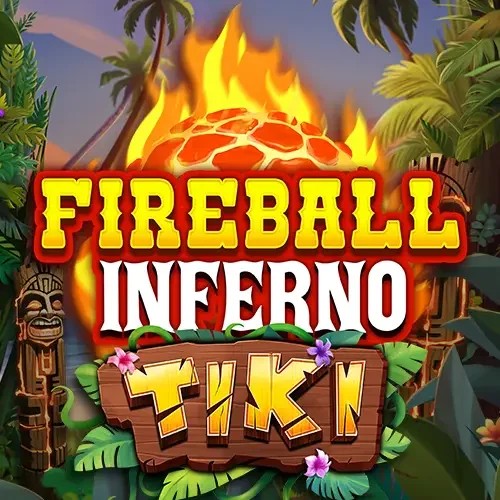 Fireball Inferno Tiki by NetEnt, showcased at x3bets.uk.com – game logo