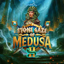 Stone Gaze of Medusa 2 online game logo by Stakelogic on x3bets.uk.com